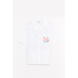 CASABLANCA WHITE COLLAGE D ICONES SHIRT